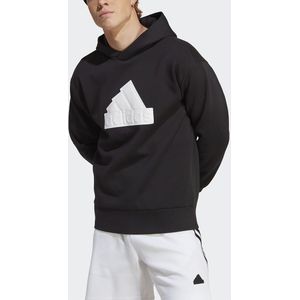 Hoodie met logo in reliëf ADIDAS SPORTSWEAR. Katoen materiaal. Maten XL. Zwart kleur