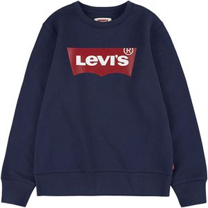 Sweater met ronde hals LEVI'S KIDS. Katoen materiaal. Maten 6 mnd - 67 cm. Blauw kleur