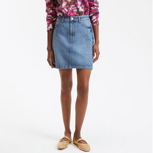 LA REDOUTE COLLECTIONS - Korte Jeansrok - Blauw - Katoen