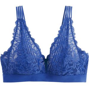 Margaux Bralette - Blauw - Kant - Zonder Beugels