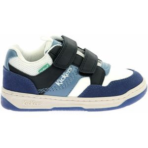 Sneakers met klittenband Kickbiking KICKERS. Synthetisch materiaal. Maten 33. Blauw kleur