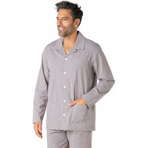 EMINENCE - Open Pyjama - Geruit - Katoen - Hemdskraag