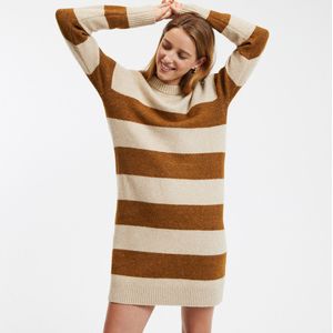 LA REDOUTE COLLECTIONS - Korte Trui-Jurk - Beige - Polyester