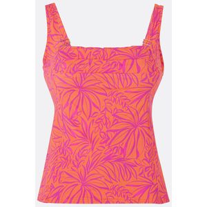 LA REDOUTE COLLECTIONS PLUS - Bedrukt Tankini Bovenstuk - Excotische Print - 79% Polyamide