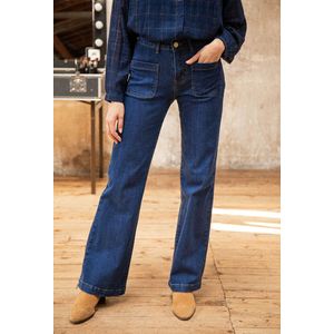 Bootcut jeans Sonny LA PETITE ETOILE. Denim materiaal. Maten 40 FR - 38 EU. Blauw kleur