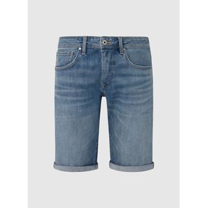 Rechte jeansshort PEPE JEANS. Katoen materiaal. Maten 34 (US) - 50 (EU). Blauw kleur