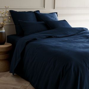 AM.PM. Gypse - Dekbedovertrek - Marine Kleur - Gewassen Voilekatoen