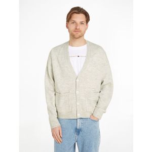 TOMMY JEANS - Gebreid Vest - Beige - Acryl