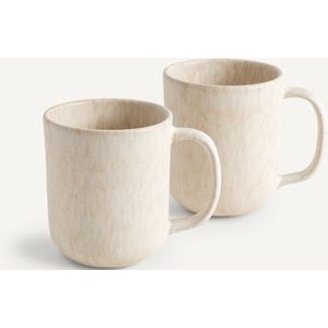 Rusty AM.PM. Mokken - Beige - Aardewerk - Set van 2