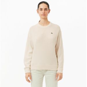 LACOSTE - Trui - Ecru - Wol - Ronde Hals - Lange Mouwen