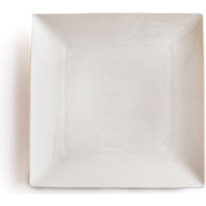 Set van 4 platte borden in porselein, Hivane LA REDOUTE INTERIEURS. Porselein materiaal. Maten één maat. Wit kleur