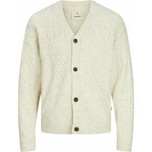 Losse vest met knoopsluiting JACK & JONES. Polyester materiaal. Maten M. Beige kleur