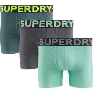 Set van 3 boxershorts SUPERDRY. Katoen materiaal. Maten L. Zwart kleur