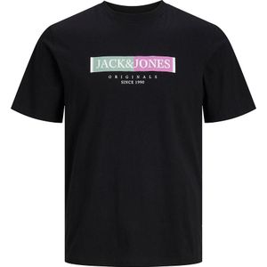 T-shirt met ronde hals JACK & JONES. Katoen materiaal. Maten L. Zwart kleur