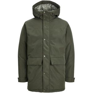 Parka met kap Jjchamp JACK & JONES. Polyester materiaal. Maten S. Groen kleur