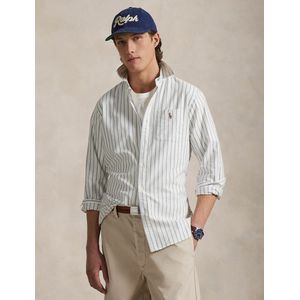 POLO RALPH LAUREN - Gestreept Hemd - Wit - Katoen