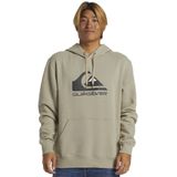 Hoodie met groot logo QUIKSILVER. Katoen materiaal. Maten M. Kastanje kleur