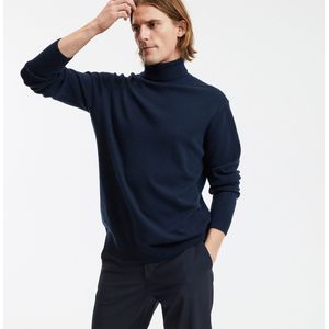 LA REDOUTE COLLECTIONS - Gebreide Trui - Marineblauw - 100% Kasjmier