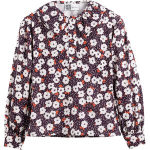 Blouse met claudinekraag, bloemenprint ROSEANNA x LA REDOUTE. Polyester materiaal. Maten 42 FR - 40 EU. Multicolor kleur