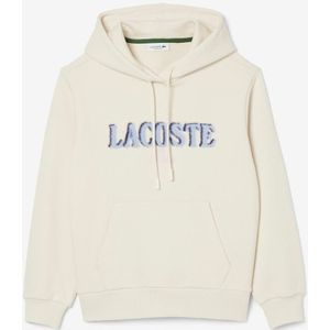 Hoodie met logo LACOSTE. Katoen materiaal. Maten 40 FR - 38 EU. Beige kleur