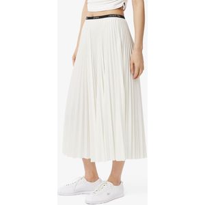 Lacoste - Midi Rok - Wit - Polyester
