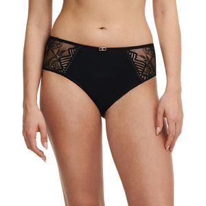 Slip met hoge taille Origins CHANTELLE. Kant materiaal. Maten 50 FR - 48 EU. Zwart kleur