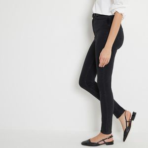Skinny jeans LA REDOUTE COLLECTIONS. Denim materiaal. Maten 48 FR - 46 EU. Zwart kleur