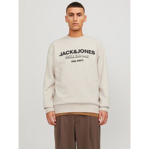 Sweater met ronde hals JACK & JONES. Katoen materiaal. Maten S. Beige kleur