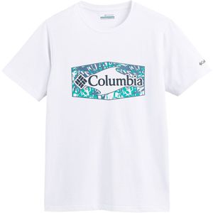 T-shirt korte mouwen sun Trek COLUMBIA. Polyester materiaal. Maten M. Wit kleur