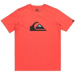 T-shirt met korte mouwen QUIKSILVER. Katoen materiaal. Maten 14 jaar - 162 cm. Rood kleur