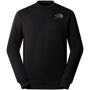 Sweater met ronde hals en grafisch motief THE NORTH FACE. Katoen materiaal. Maten L. Zwart kleur