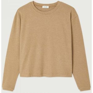 YPAWOOD AMERICAN VINTAGE - T-shirt - Kastanje - Lange Mouwen - Boothals