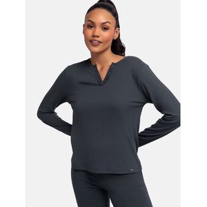 Pyjamashirt Sofia DORINA. Polyester materiaal. Maten L. Grijs kleur