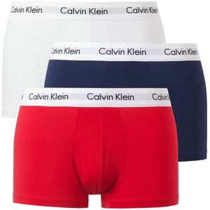 Set van 3 boxershorts in katoen met stretch CALVIN KLEIN UNDERWEAR. Katoen materiaal. Maten S. Rood kleur