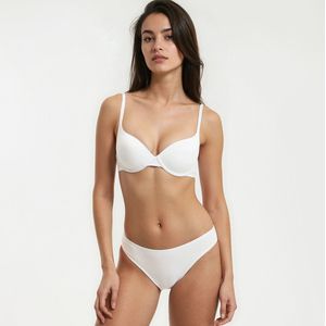 LA REDOUTE COLLECTIONS - Effen BH - Wit - Katoen