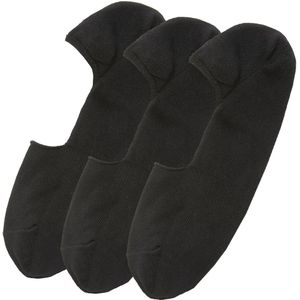 LA REDOUTE COLLECTIONS - Onzichtbare Sokken - Zwart - Katoen - Set van 3 Paar
