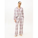 Tommy Hilfiger - Pyjama en Huisschoenen Set - Tartan - Relaxed Fit - Viscose