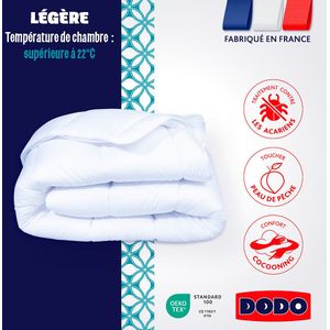 DODO - Zomerdekbed - Wit - 100% Microvezel - Antimijt Behandeling