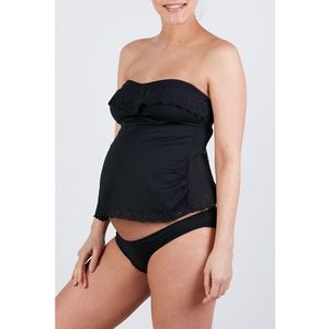 Bloom - Tankini - Zwart - 2-delig - Effen - Badmode Zwangerschap