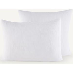 AM.PM. Yafa - Kussensloop - Wit - Biologisch Katoen - Tetra