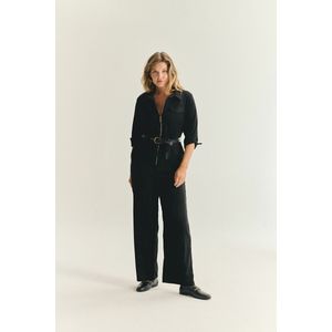 Jumpsuit Curtis ALMÉ. Fluweel materiaal. Maten 44/46 (FR) - 42/44 (EU). Zwart kleur