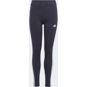 Legging met 3 strepen ADIDAS SPORTSWEAR. Katoen materiaal. Maten 11/12 jaar - 144/150 cm. Blauw kleur