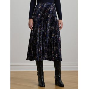 LAUREN RALPH LAUREN - Rok - Bloemenprint - Blauw - Polyester