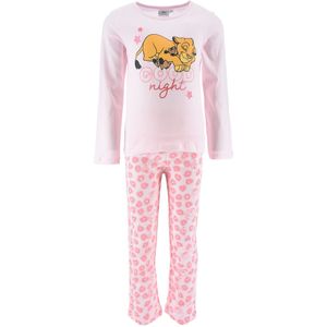 Pyjama The Lion King LE ROI LION. Katoen materiaal. Maten 4 jaar - 102 cm. Roze kleur