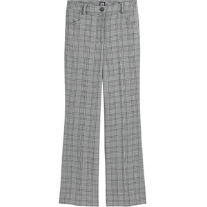 LA REDOUTE COLLECTIONS - Flare Broek - Zwart - Polyester - Prince De Galles Ruiten