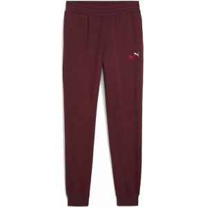 PUMA - Sportbroek - Bordeaux - Katoen - Elastische Tailleband