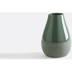 La Redoute Interieurs - Pastela - Vaas - Groen - Keramiek - Hoogte 19 cm