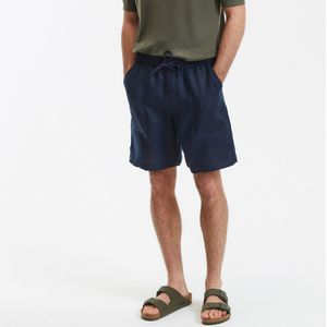 LA REDOUTE COLLECTIONS - Bermuda - Marineblauw - Linnen