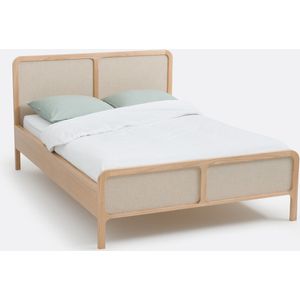 Esmara - Bed - Kastanje Kleur - Linnen Materiaal