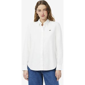 Hemd met lange mouwen LACOSTE. Katoen materiaal. Maten 42 FR - 40 EU. Wit kleur